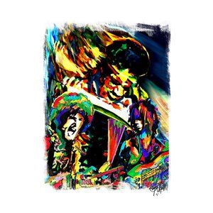 Jimi Hendrix Experience Blues Hard Rock Music Poster Print Wall Art 11x17